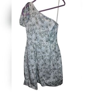 Gianni Bini Floral One-Shoulder Dress